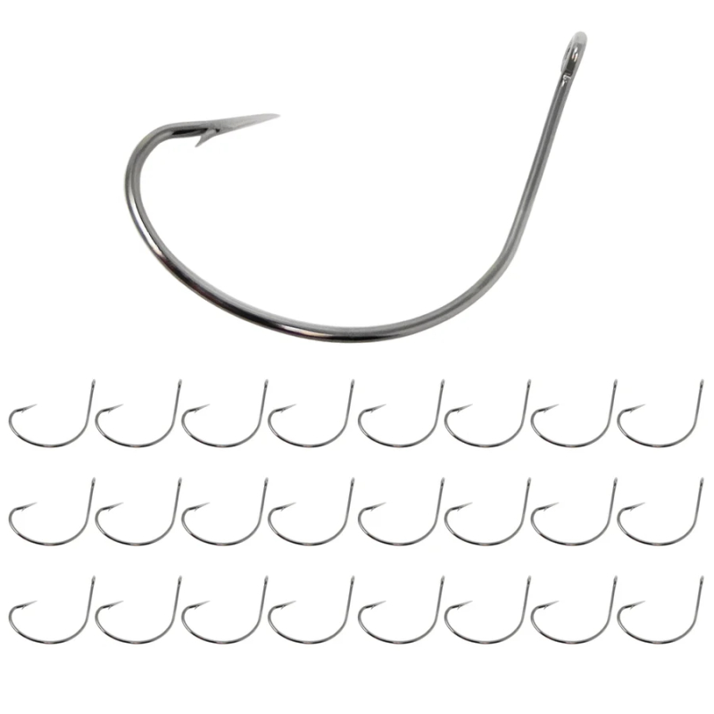 Reaction Tackle Wide Gap Wacky Hooks #1/0 25 Pack RT-HWGW01/0-25