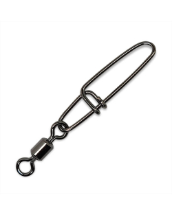 Gamakatsu Crosslock Snap with Superline Swivel Size 7 75lb Pack of 4 407400-7