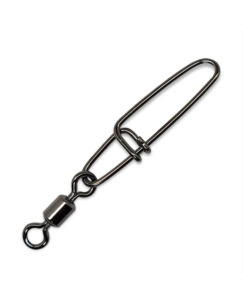 Gamakatsu Crosslock Snap with Superline Swivel Size 7 75lb Pack of 4 407400-7