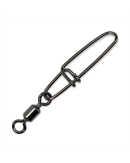 Gamakatsu Crosslock Snap with Superline Swivel Size 7 75lb Pack of 4 407400-7