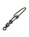 Gamakatsu Crosslock Snap with Superline Swivel Size 7 75lb Pack of 4 407400-7