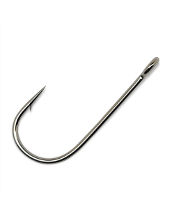 Gamakatsu Siwash Open Eye Hook Nickel No.10 Pack of 10 10005