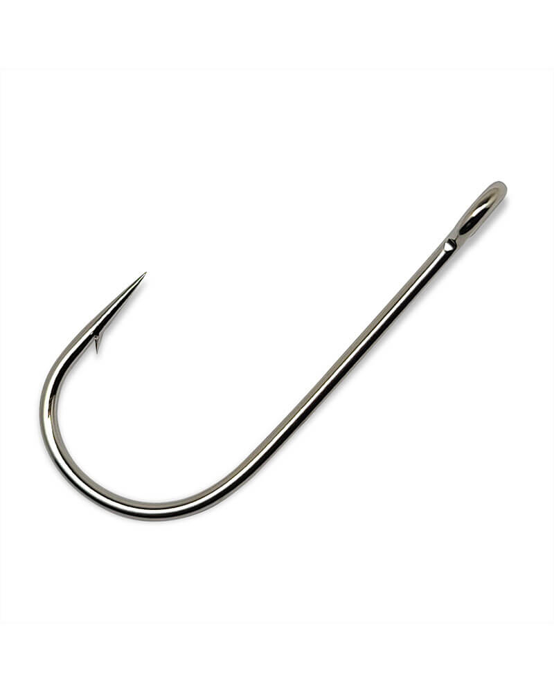 Gamakatsu Siwash Open Eye Hook Nickel No.10 Pack of 10 10005