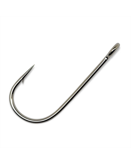 Gamakatsu Siwash Open Eye Hook Nickel No.10 Pack of 10 10005