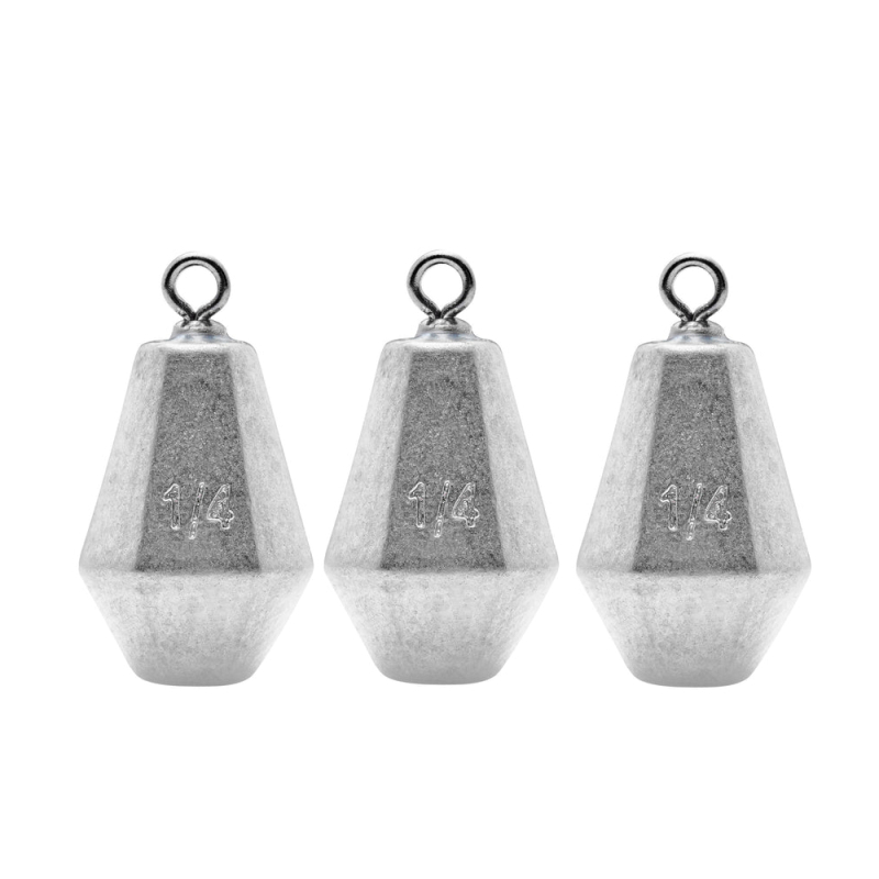 SPRO Tungsten Drop Shot Sinker 1/4 Ounce Pack of 3 STGDSS1/4