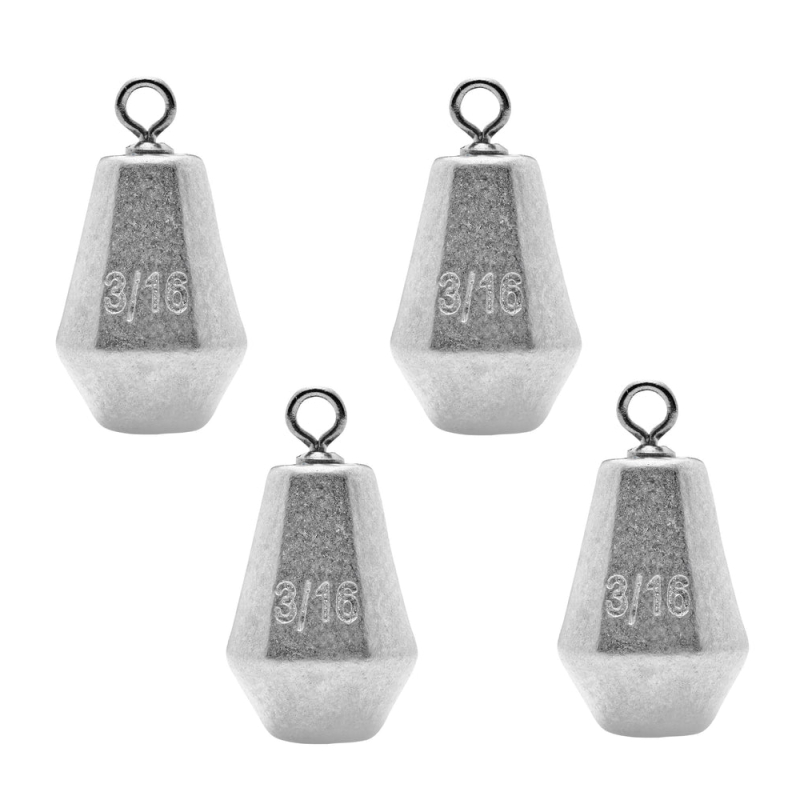 SPRO Tungsten Drop Shot Sinker 3/16 Ounce Pack of 4 STGDSS3/16