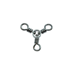 SPRO Three Way Swivel Size 2 70lb Black Pack of 5 STWB-02-5