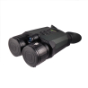 LN-QE-B50 Luna Optics Quantum Elite Digital 4K Night Vision Binocular 6-36x50 front view with lens caps