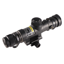 LN-ELIR-3 Luna Optics Laser IR Illuminator with Picatinny Mount with lens caps left
