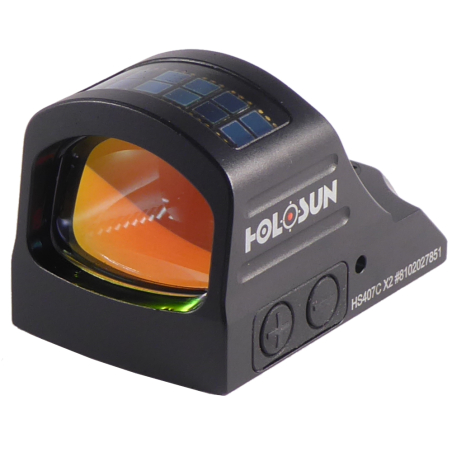 Holosun HS407C X2 Reflex Sight Red Dot front left view