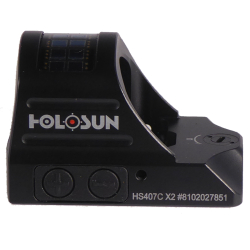 Holosun HS407C X2 Reflex Sight Red Dot left side view