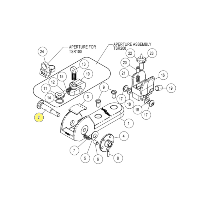 Tech Sights Windage Screw TS00107