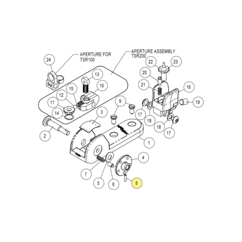 Tech Sights Roll Pin TS00017