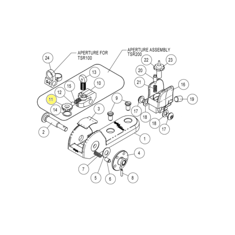 Tech Sights Elevation Dial TS00133