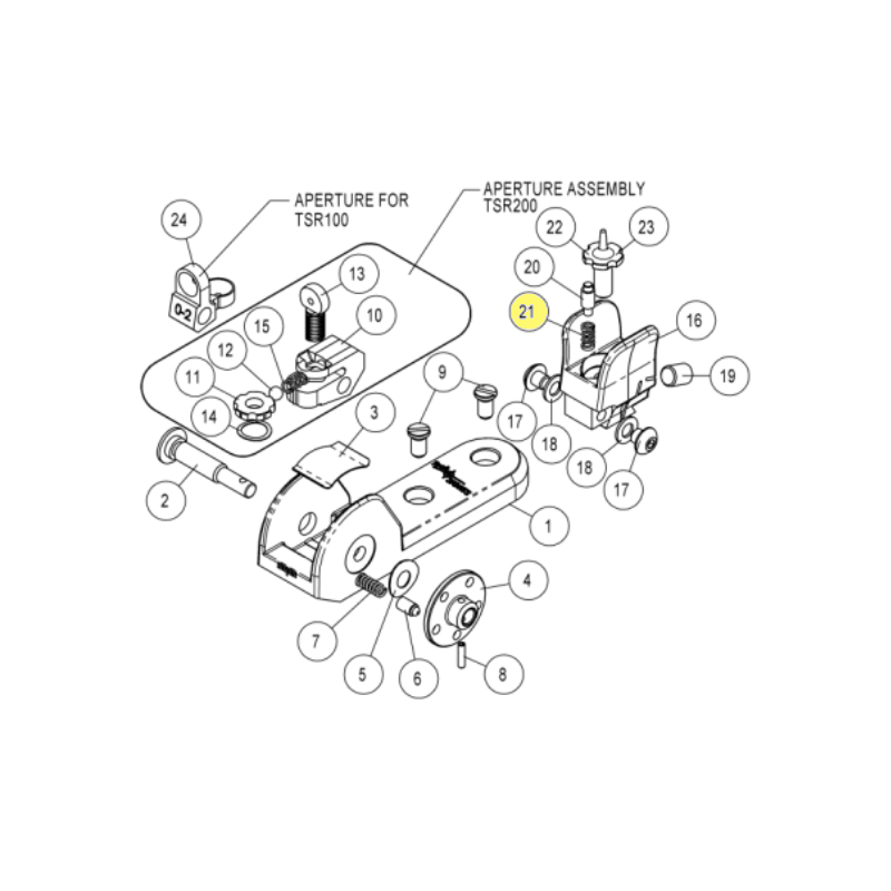 Tech Sights Elevation Detent Spring TS00141