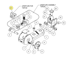 TS00109 Tech Sights Dual Aperture for TSR100