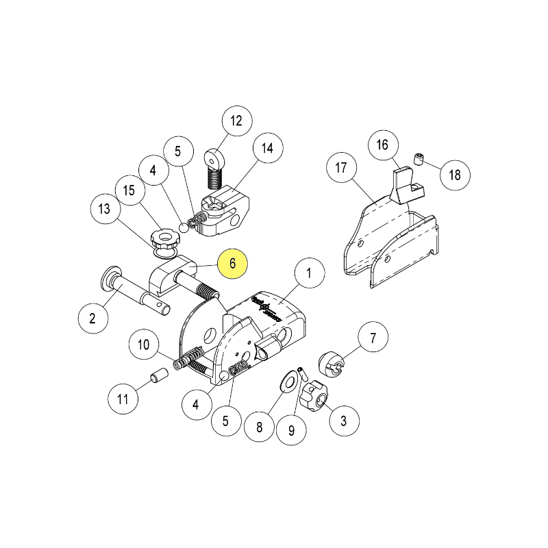 Tech Sights Lock Block Assembly TS00238