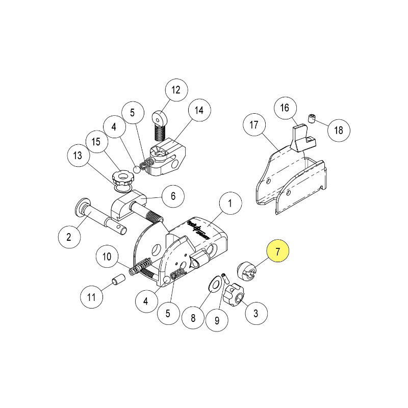 Tech Sights Lock Block Nut TS00239