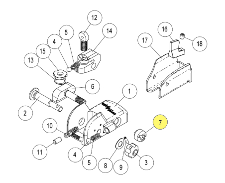 Tech Sights Lock Block Nut TS00239