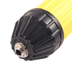 905 Fulton Heavy Duty Flashlight with Continuity Tester closeup of 1/4" jack
