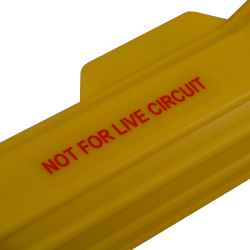 905 Fulton Heavy Duty Flashlight with Continuity Tester NOT FOR LIVE CIRCUIT closeup