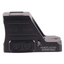 Holosun HS407C X3 Red Reflex Sight HS407C-X3-RD left side view