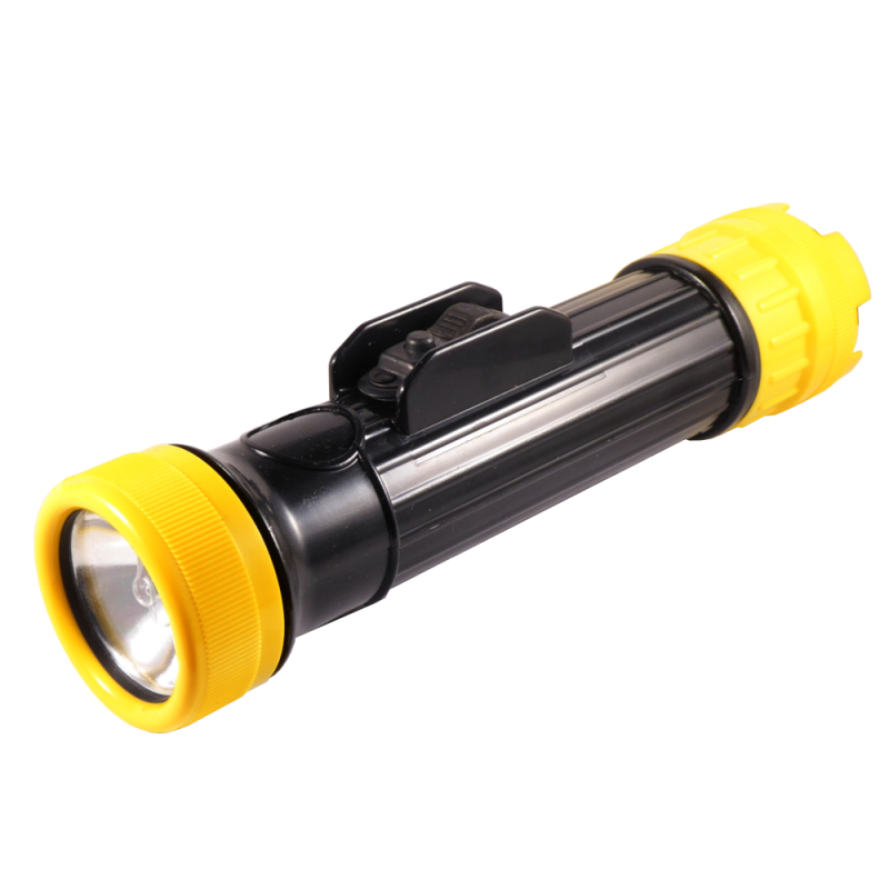 N35-2 Fulton Safety Approved Waterproof Fire Retardant Flashlight left side view