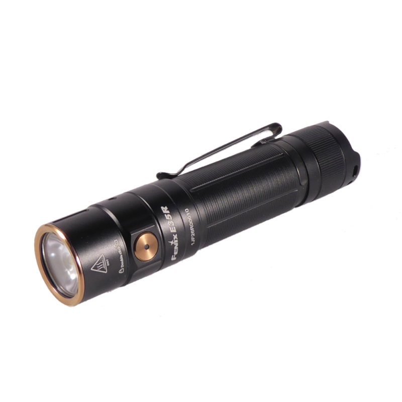 Fenix E35R Flashlight Black FX-E35R front view