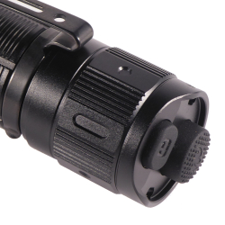Fenix TK20R V2 Tactical Flashlight Black FX-TK20R-V2 rear button close up