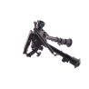 Harris Bipods 6-9 Inch Bipod with Leg Notches S-BRM legs retracted