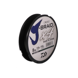Daiwa J-Braid X4 Braided Fishing Line Dark Green 8lb 150 Yards JB4U8-150DG
