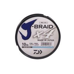 Daiwa J-Braid X4 Braided Fishing Line Island Blue 10lb 150 Yards JB4U10-150IB