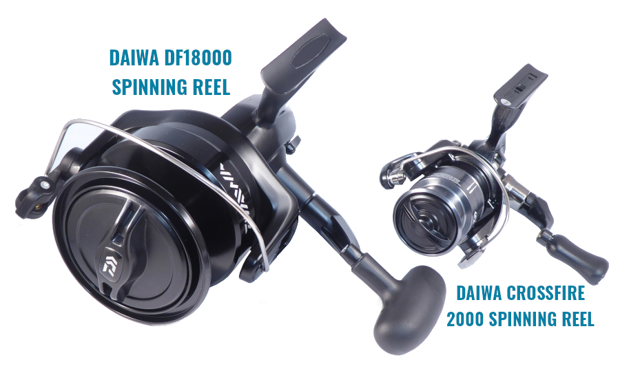 Daiwa DF18000 vs Daiwa Crossfire 2000