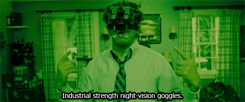 Night vision scene from the movie Step Brothers