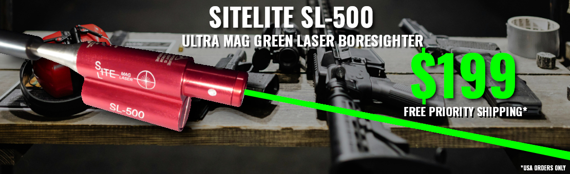 SiteLite SL-500 Ultra Mag Green Laser Boresighter